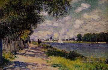  Seine Kunst - Die Seine bei Argenteuil Claude Monet